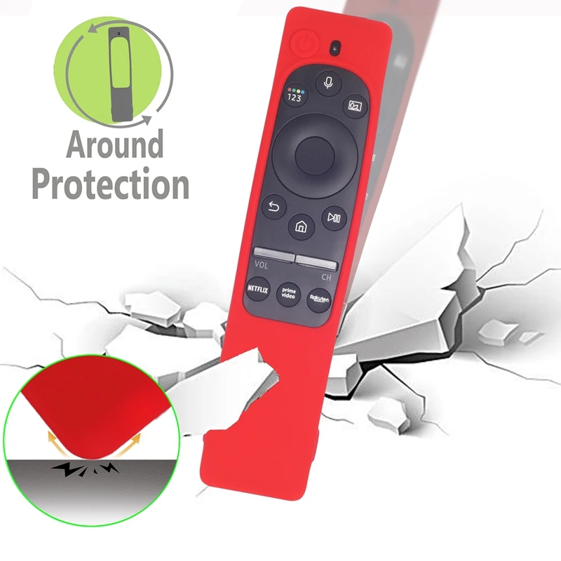 Silicone Protective Case Anti Slip Shockproof Cover For Samsung Smart TV Remote Control BN59 Series Skin