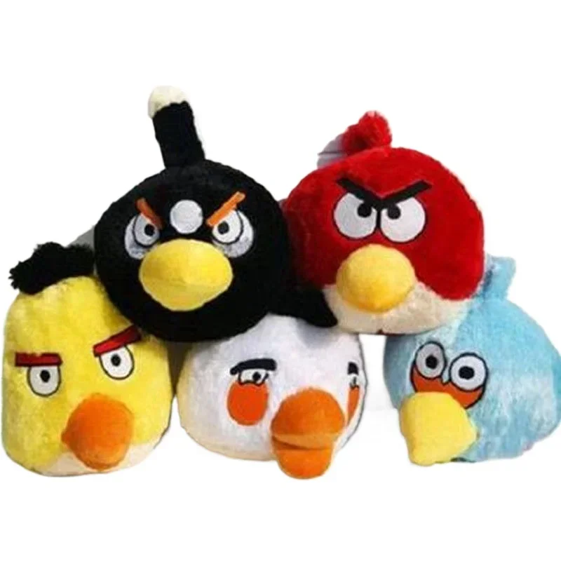 Angry Birds peripheral games for boys and girls, cute students, cute cartoon desktop ornaments, dolls, children's toys, pillow