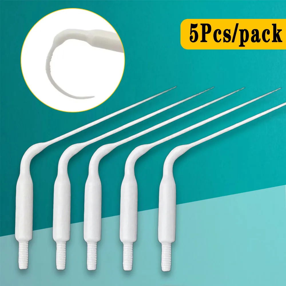5Pcs Sonic Endo Irrigation Tips for Root Canal with Air Scaler Handpiece