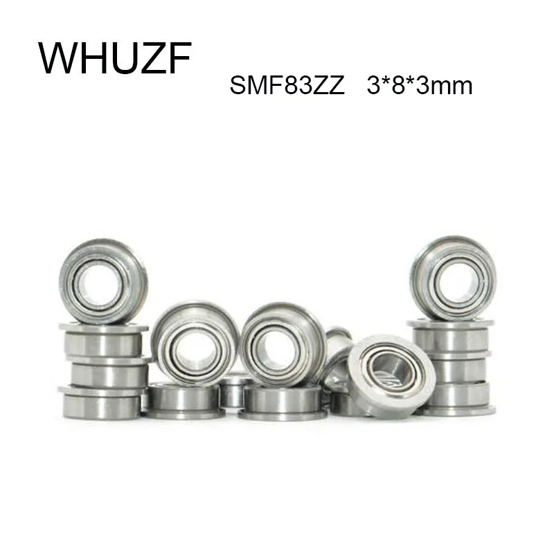 

SMF83ZZ фланцевый подшипник 3x8x3 мм ABEC-1 10/20/50 шт. миниатюрные фланцевые MF83 Z ZZ шарикоподшипники из нержавеющей стали WHUZF 2022