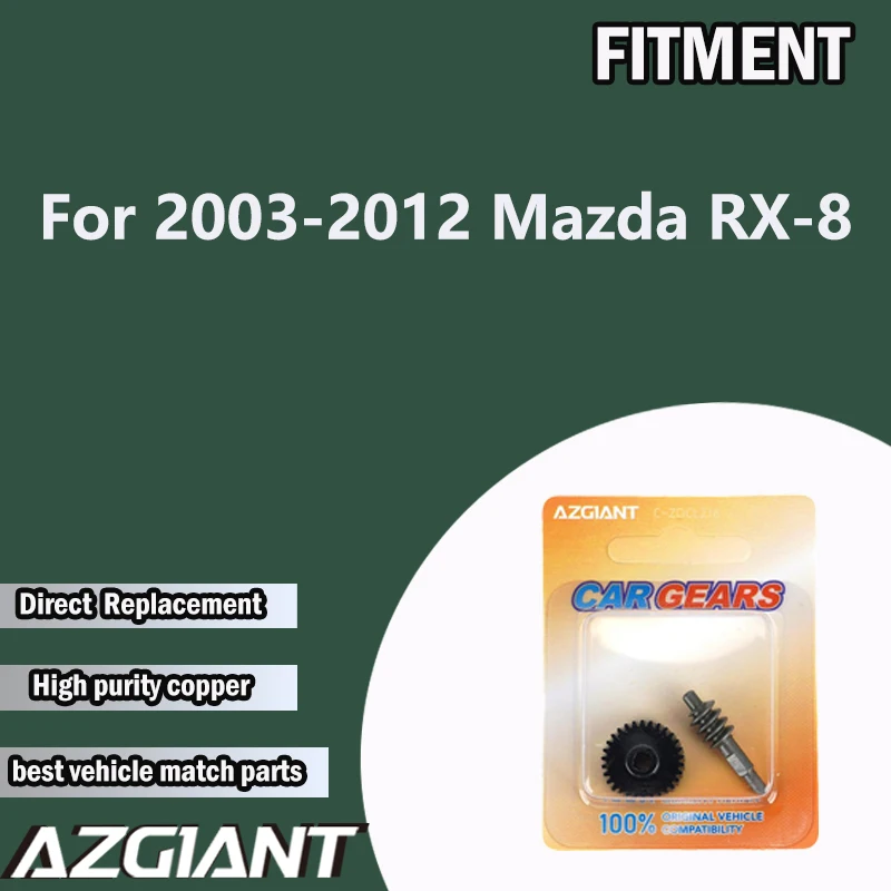 

AZGIANT For Mazda RX-8 2003-2012 Car Door Side Mirror Electric Fold Actuator metal/rigid plastic 30T Gear unit direct replace