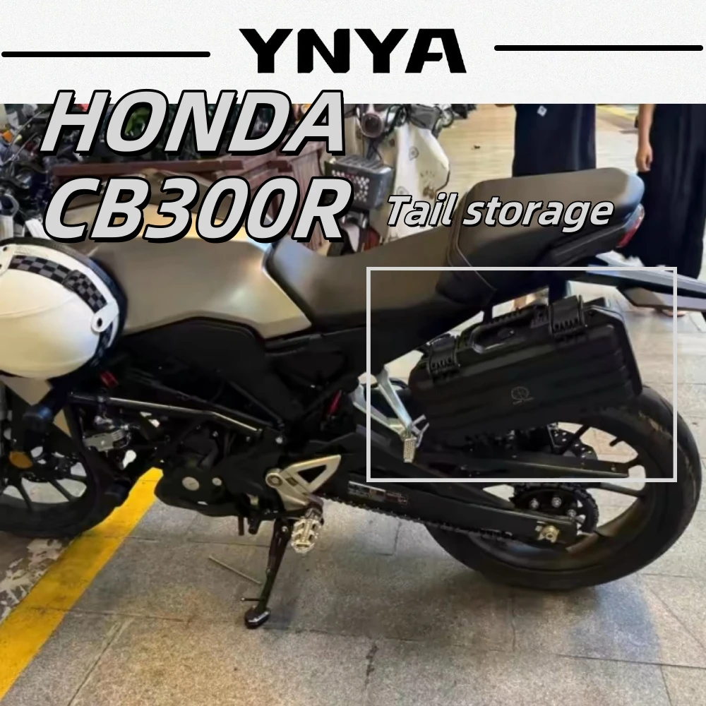 Soporte de bolsa lateral especial para motocicleta modificada para HONDA CB300R, sistema colgante, bolsa lateral impermeable, herramienta de barril de aceite de repuesto bo