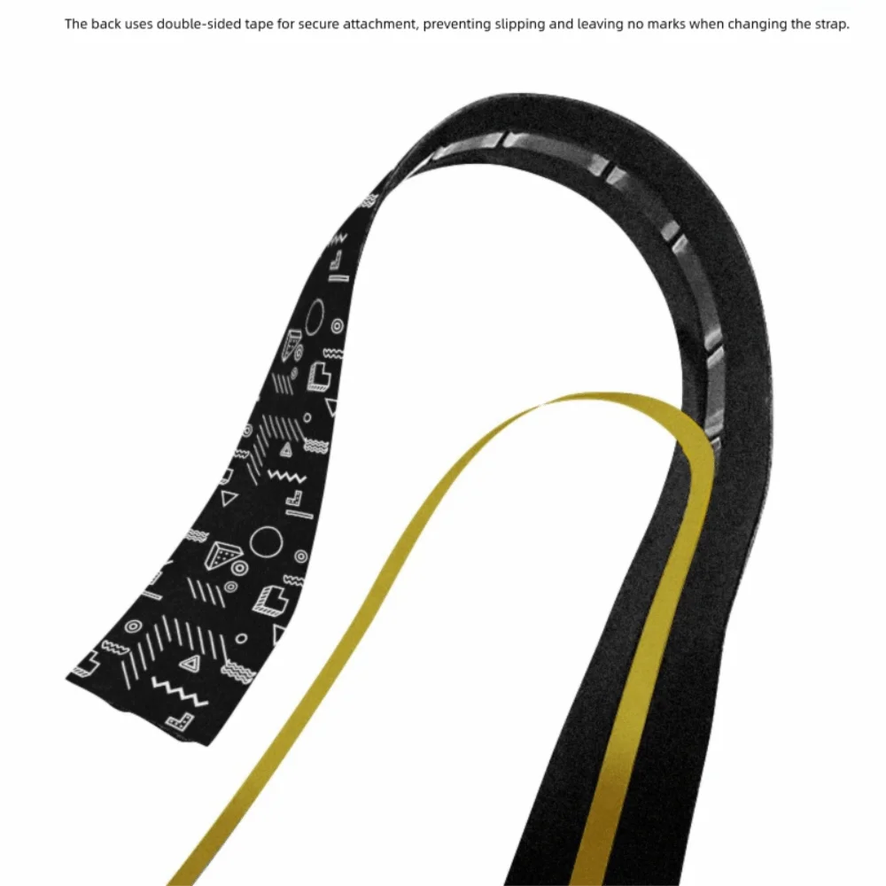 

PU+EVA Bicycle Handlebar Tape Black White With 2 Plugs Bike Perforated Belt Breathable Non-slip Handle Bar Wrap Straps