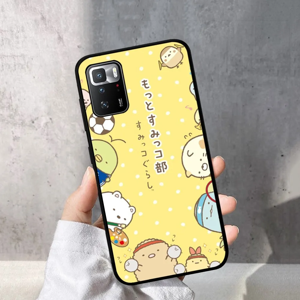 Sumikko Gurashi Cute Phone Case For Redmi Note 4 X 5 A 6 7 8 Pro T 9 Pro 9S 10 Pro 11 Pro 11S 11Epro PocoM3pro