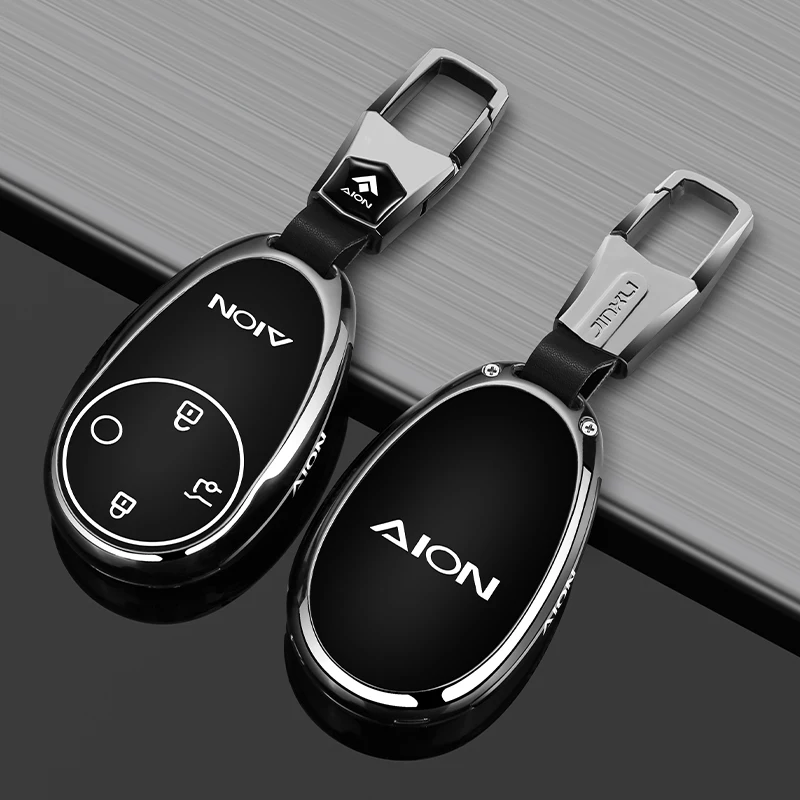 Key Fob Case For AION V AION UT Y Plus Car Key Protector Premium Zinc Alloy Full Protection Shockproof I60 N60 Car Accessories
