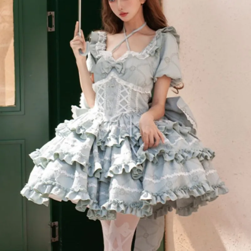 Lolita Style Wear Dress gonna corta da donna Pettiskirt