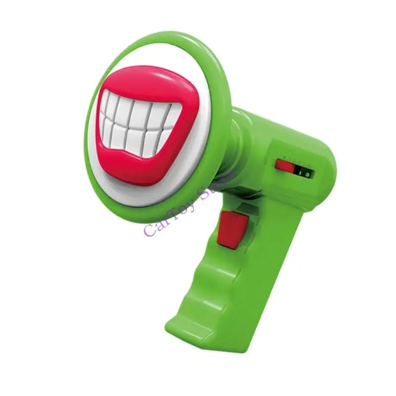 مكبر صوت مضحك محمول ومغير الصوت مكبر صوت للأطفال والكبار مزحة كوميدية للأنشطة الخارجية ومكبر صوت تعليمي