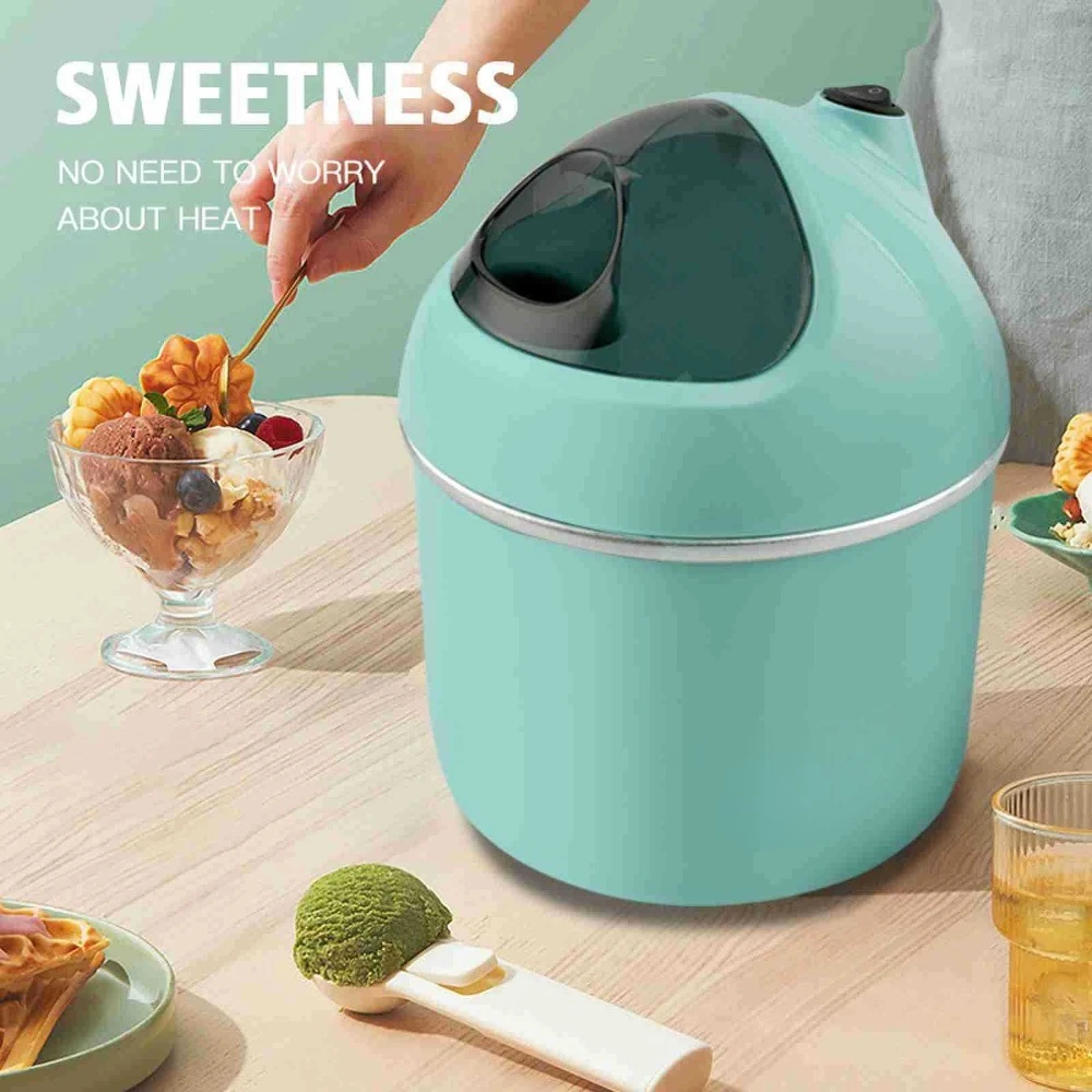 2-in-1 Mini Household Yogurt Maker Multi-function Ice Cream Machine for Dormitory Home Use