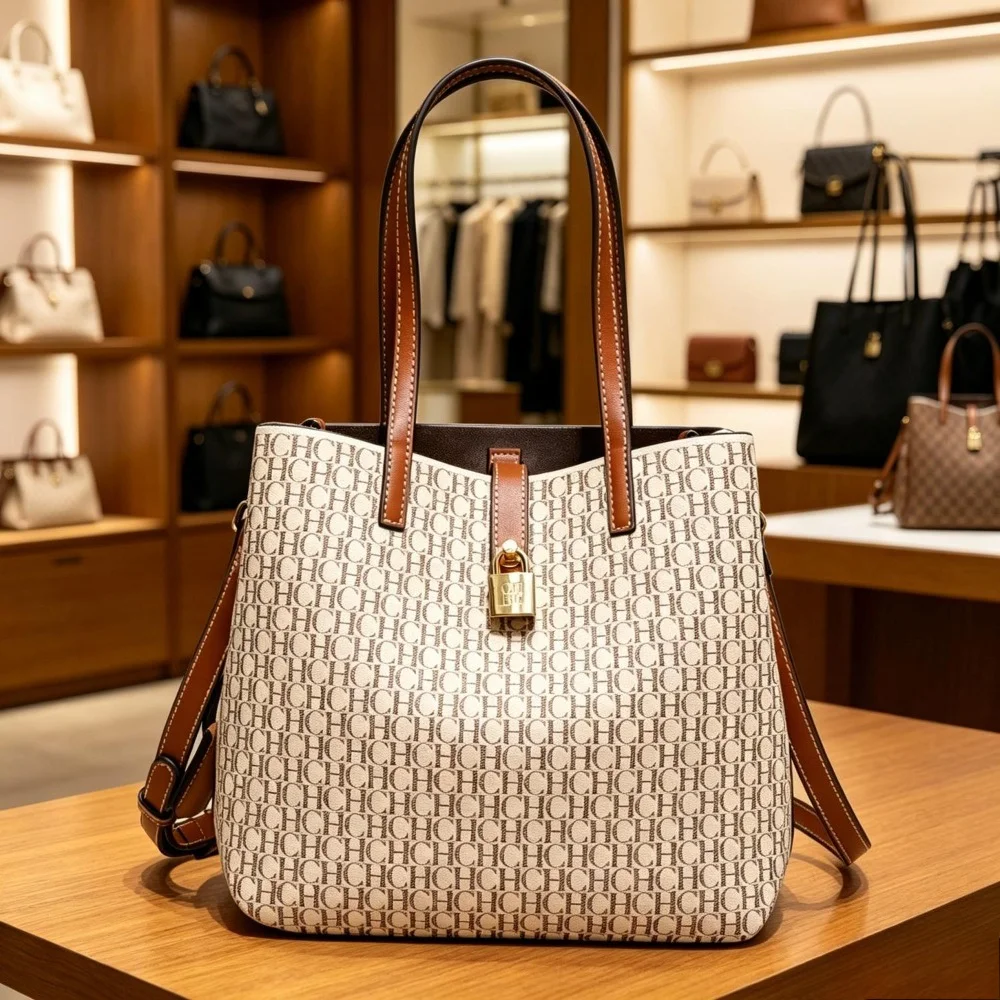 

CHHC 2026 Hot Classic New Trendy Fashion Bucket Bag Women's Shoulder Crossbody Tote Bag Ladies Handbag