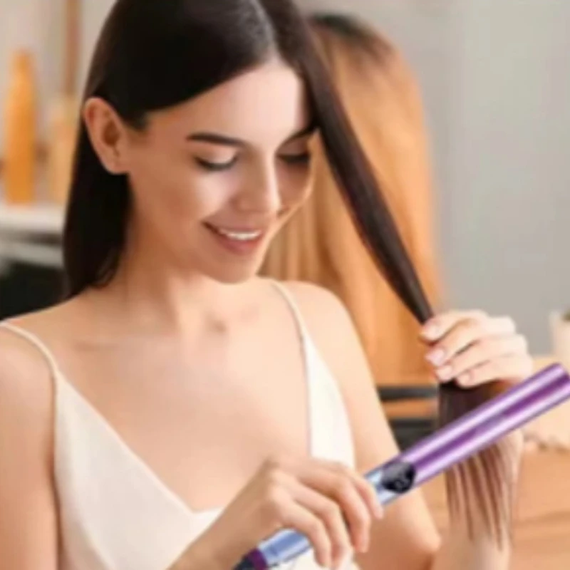 

New Curling/Straightening Iron Constant Temp Negative Ion Straightener with Digital Display 14-Level Temperature Adjustment