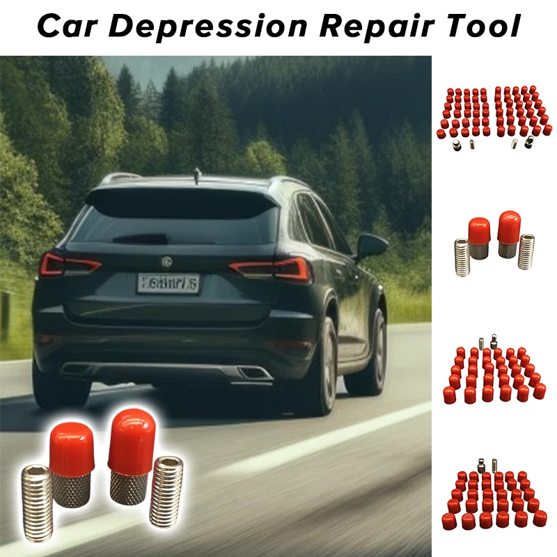 Dent Repair Tools﻿ New Thickened Rubber Top Cap And Small Red Cap Repair Tool For Car Depression Repair Car Dent PDR Repair Tool