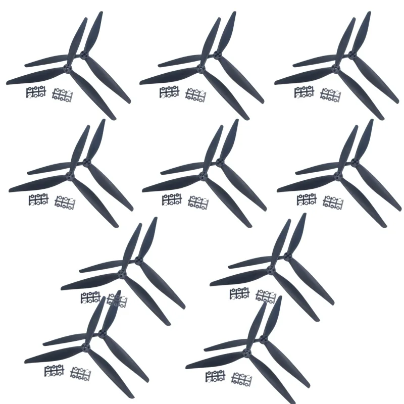

13inch CW CCW 3 Blade Glass Fiber Nylon Propeller for RC X-Class FPV Drone Multicopter DIY Parts 10 Pairs 1308