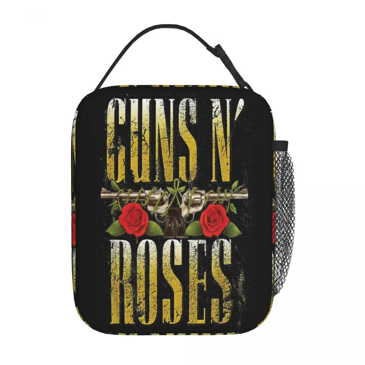 

Guns N Roses Insulated Lunch Bag Leakproof Reusable Cooler Bag Tote Lunch Box Work Travel Girl Boy