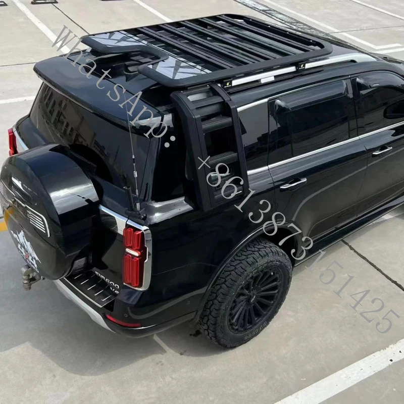 Suitable Stainless Steel Top Roof Cargo Cer Black Powder Coating Roof Rack 2023 500 ROOF PLATFORM