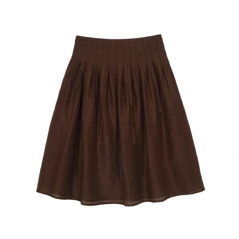 2026 spring and summer sweet beautiful women's college style skirt