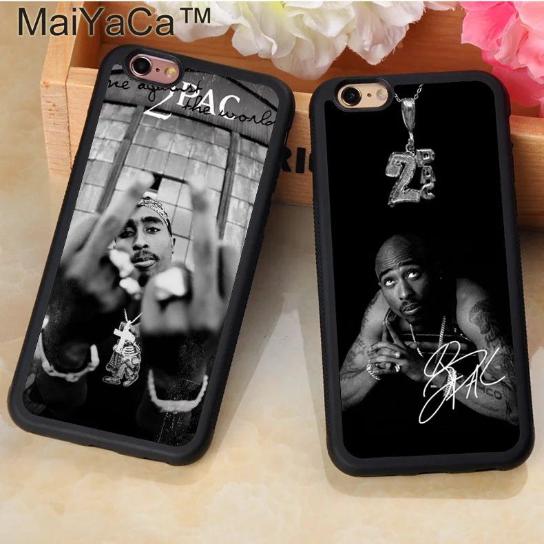 Fashion 2Pac Tupac Shakur Phone Case For iPhone 13 12 14 Pro Max mini 11 14 Pro Max XS X XR 6S 7 8 Plus SE 2020 Coque