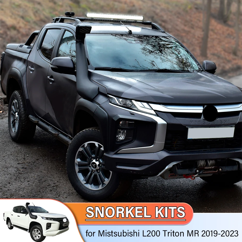 Air Intake Snorkel Kits For Mistsubishi Triton L200 2019-2023 MR Wading Breath Hose Tube Set 2.4L Diesel Models Car Accessories
