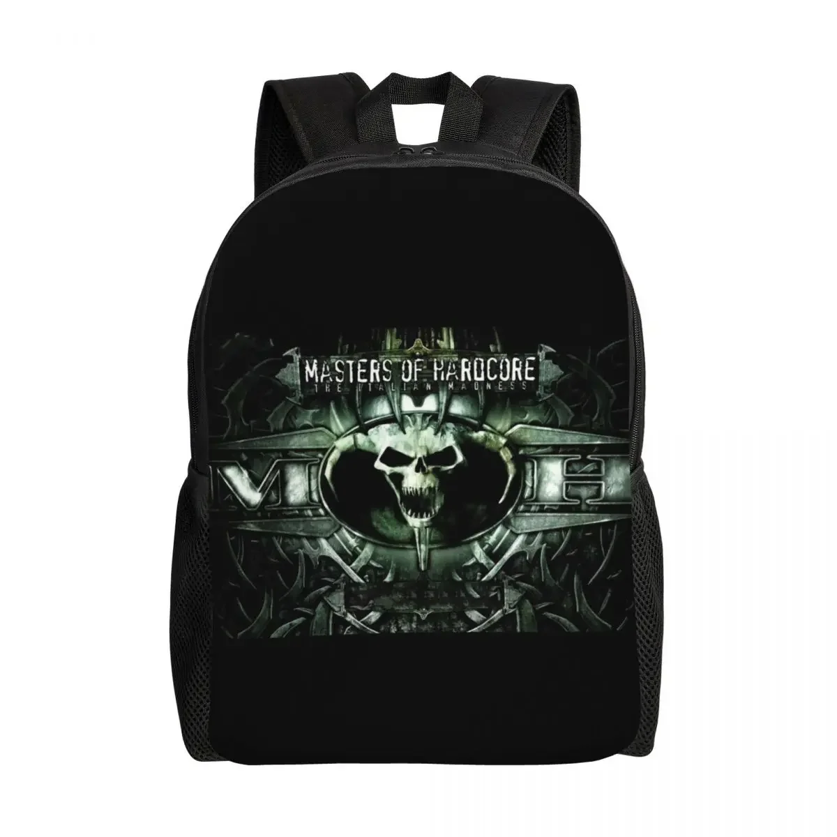 

Custom Music Festival H-Hardcores Laptop Backpack Men Women Casual Bookbag for College School Students Gothic Classical Bag