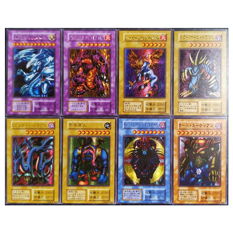 Anime Yu-Gi-Oh DIY ACG Hologram Flash Card Game Boy Toy CANAAN Victory Dragon Game Collectible Card Christmas Birthday Gift