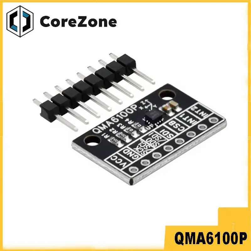 QMA6100P three-axis gravity acceleration module test board IIC SPI hardware step counting