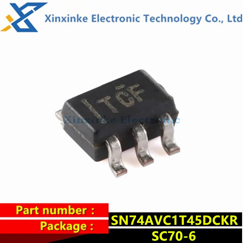 

5PCS SN74AVC1T45DCKR SC70-6 Mark: TCF TC* Translation - Voltage Levels SINGLE-BIT BUS TRANSCEIVER Logic ICs Brand New Original