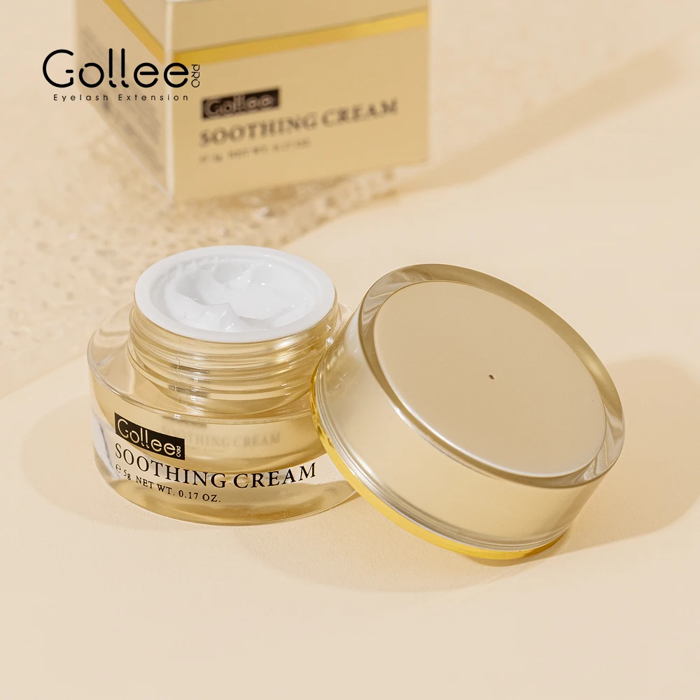 GOLLEE − Crème anti-allergie, 5g, colle après les cils, prévient l\'irritation des yeux, anti-rougeur et gonflement, pour les extensions de lisions