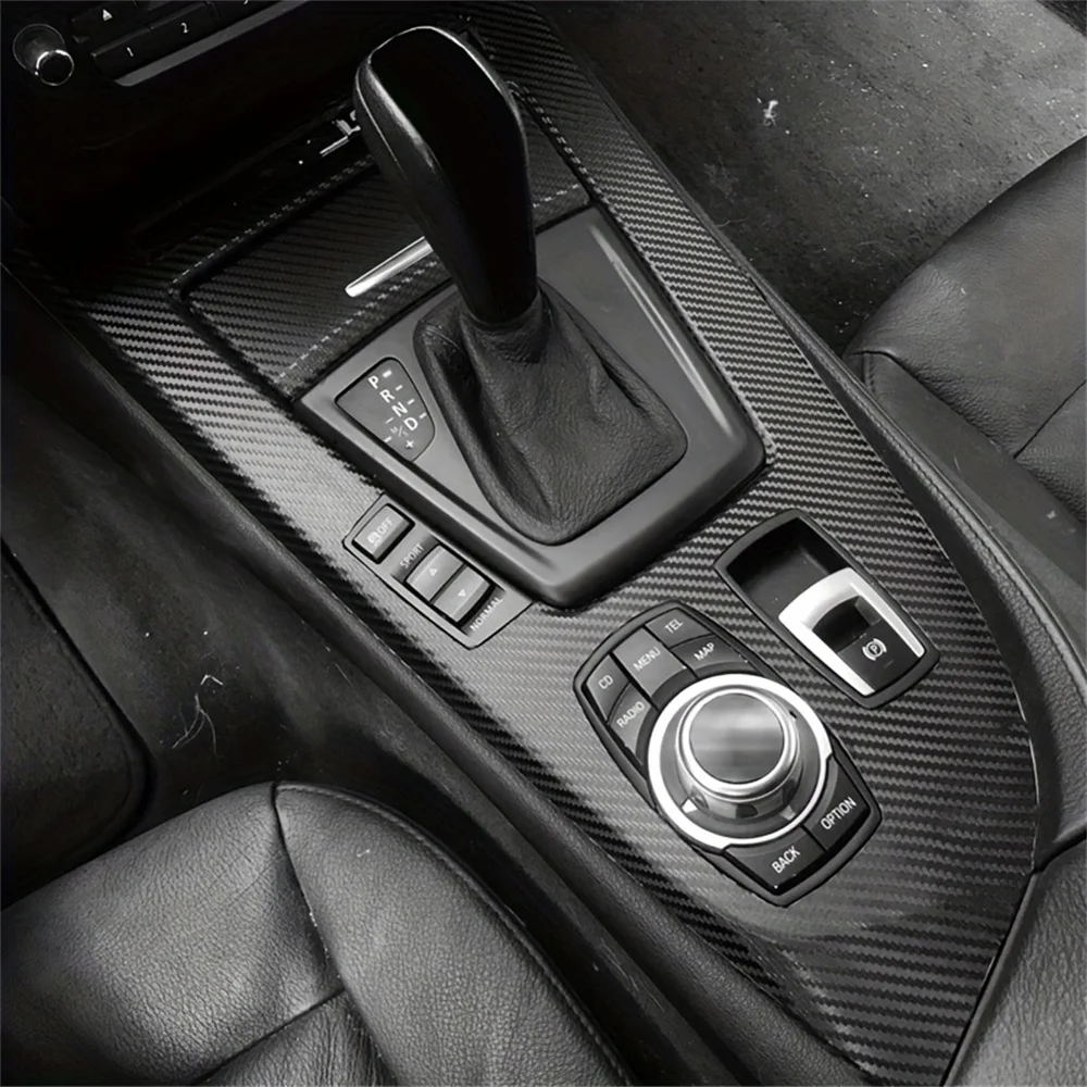 For BMW Z4 2009-2016 E89 Interior Central Control Panel Door Handle Carbon Fiber Stickers Decals Car Styling Accessorie - Image 3