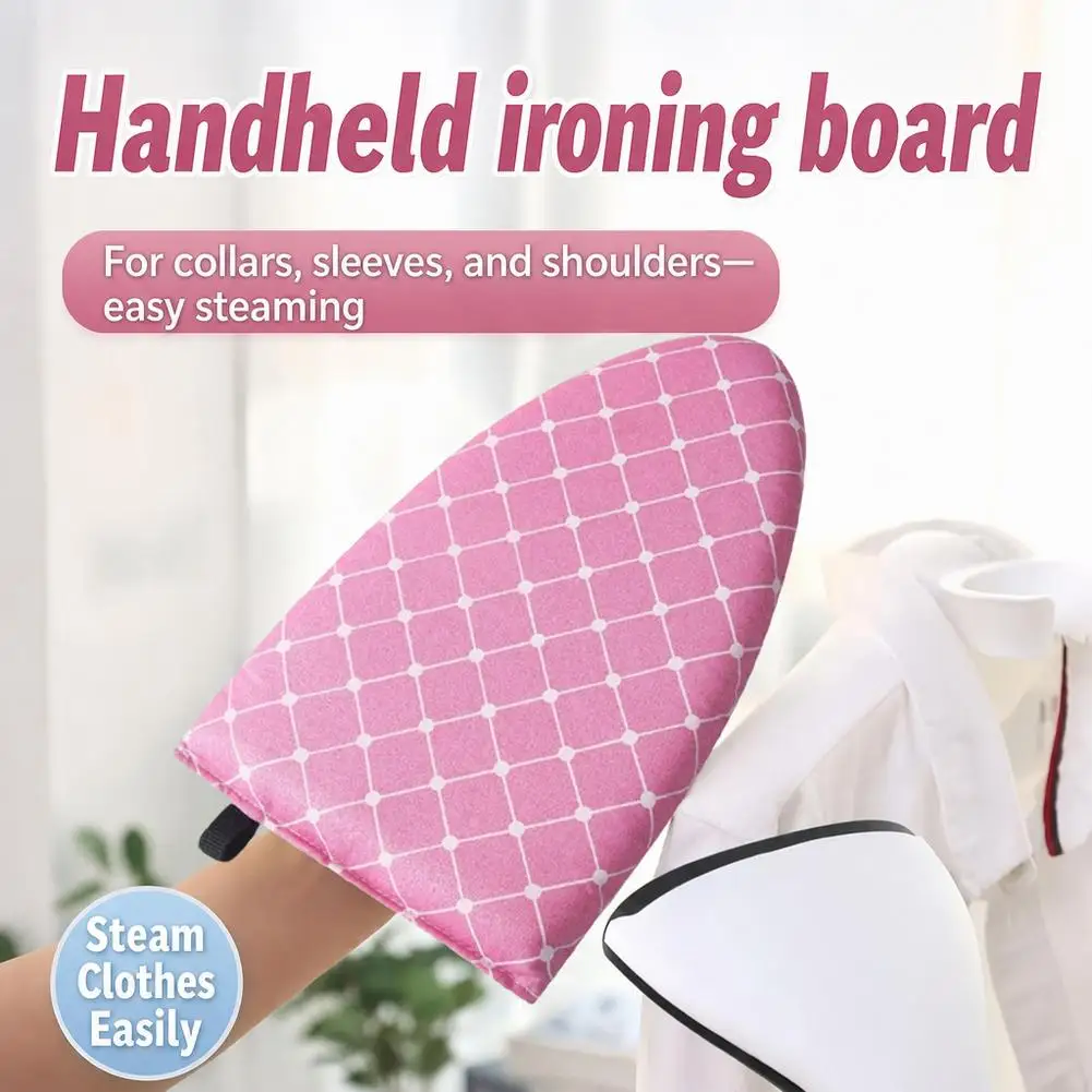 1Pc Fabric Handheld Ironing Board Ironing Board Small Home Ironing Gloves Anti Ironing Household Insulated Handheld Ironing Tray