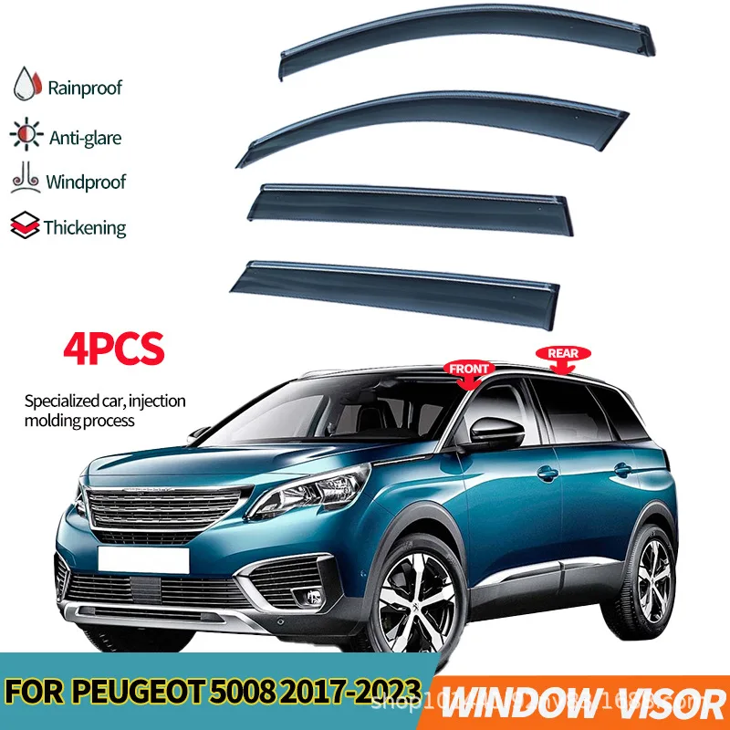 

Suitable for Peugeot 5008 window weather shield PEUGEOT 5008 2017+Window visors