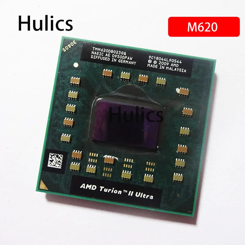 Used  AMD Turion II Ultra Mobile M620 Processor 2.50GHz 2MB L2 Cache Socket S1 (S1g3) PGA638 M620 TMM620DBO23GQ TMM620 CPU