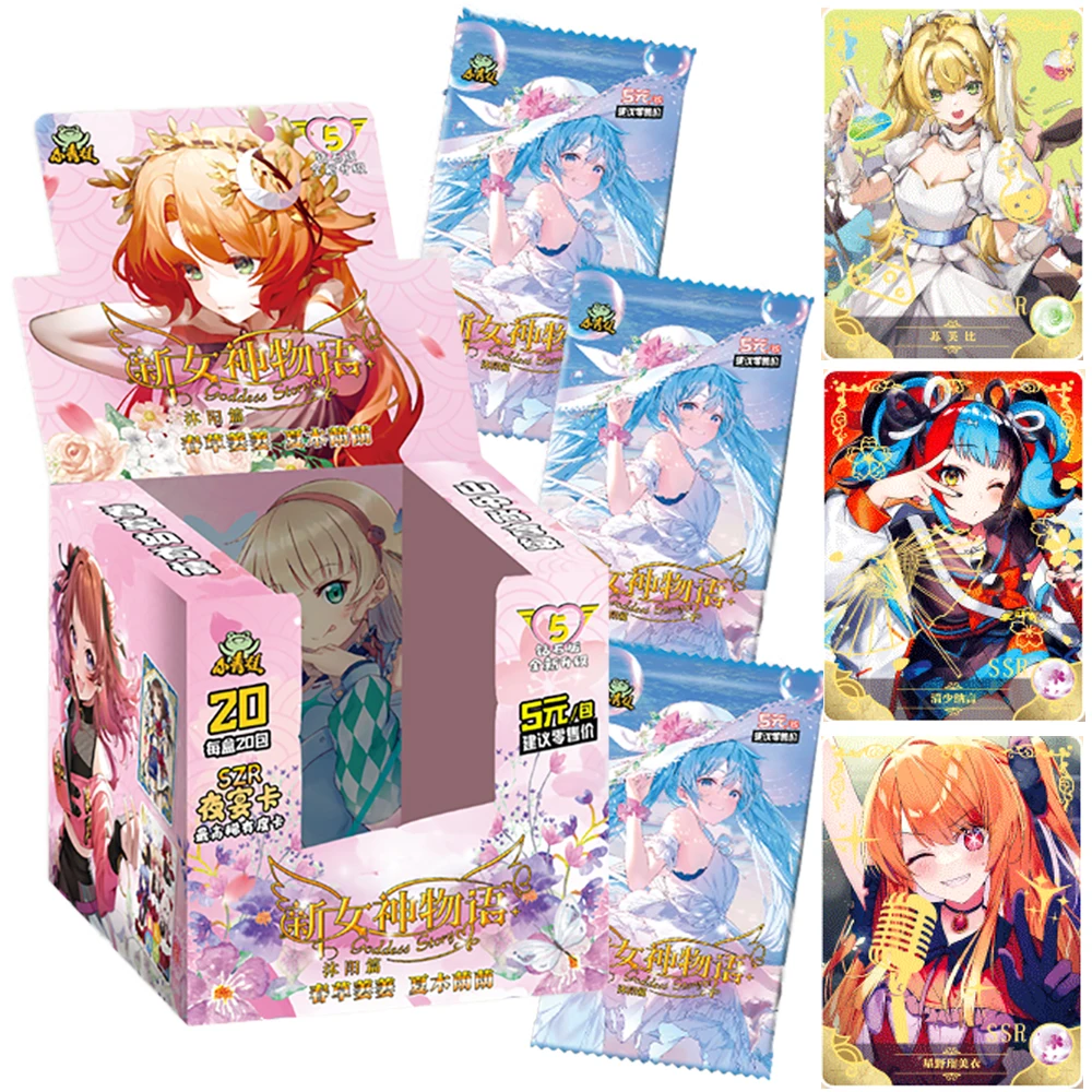 

Goddess Story Original Collection Card Cute Girl Summer Cool Creative Character Cards Popular Children's Birthday Cherish Gift