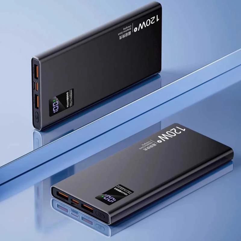 Lenovo 50000mAh High Capacity Power Bank Fast Charging Powerbank Portable Battery Charger For iPhone Samsung Huawei New