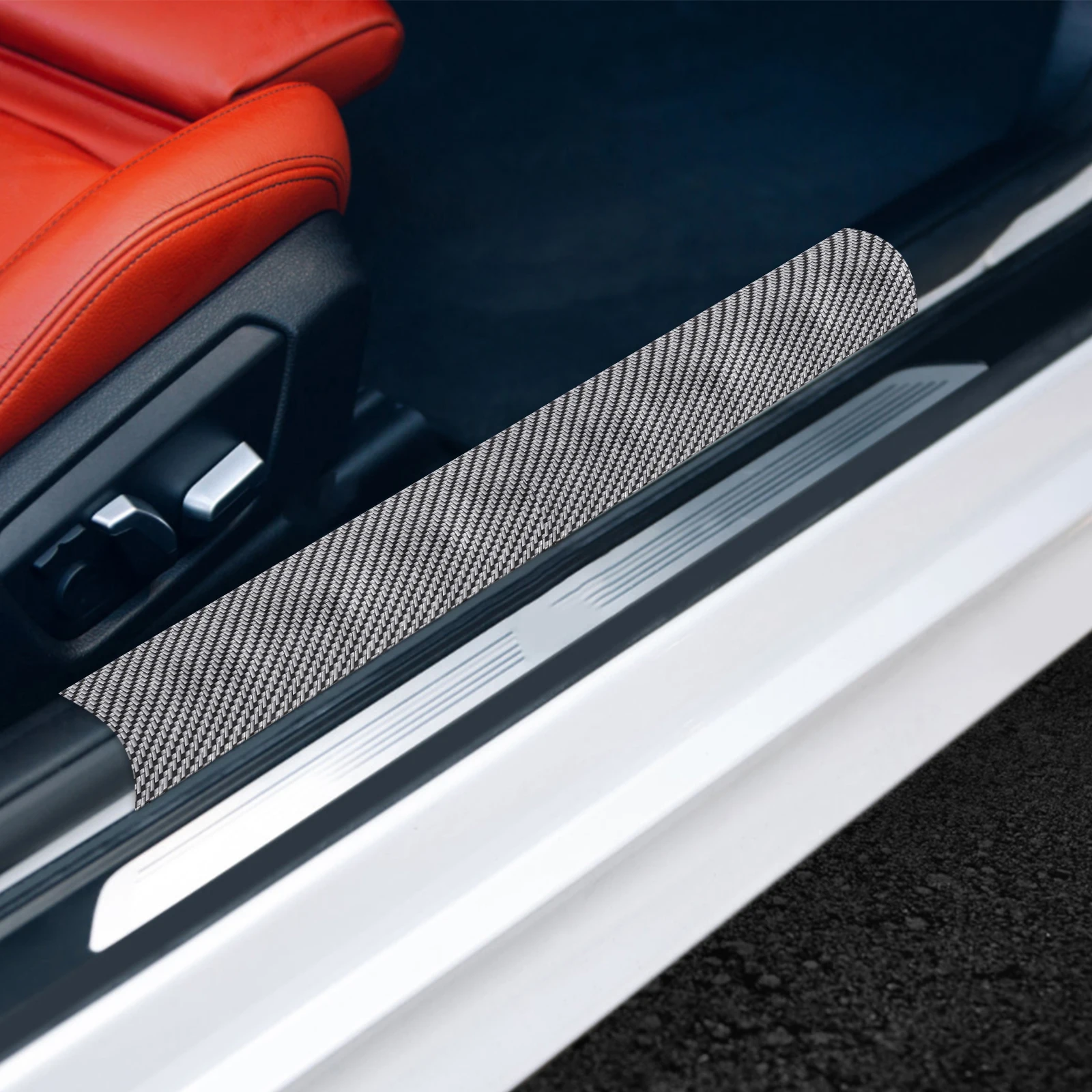 Universal Car Door Sill Guard 1m PVC Door Edge Protector Self Adhesive Car Scratch Guard Auto Exterior Accessories