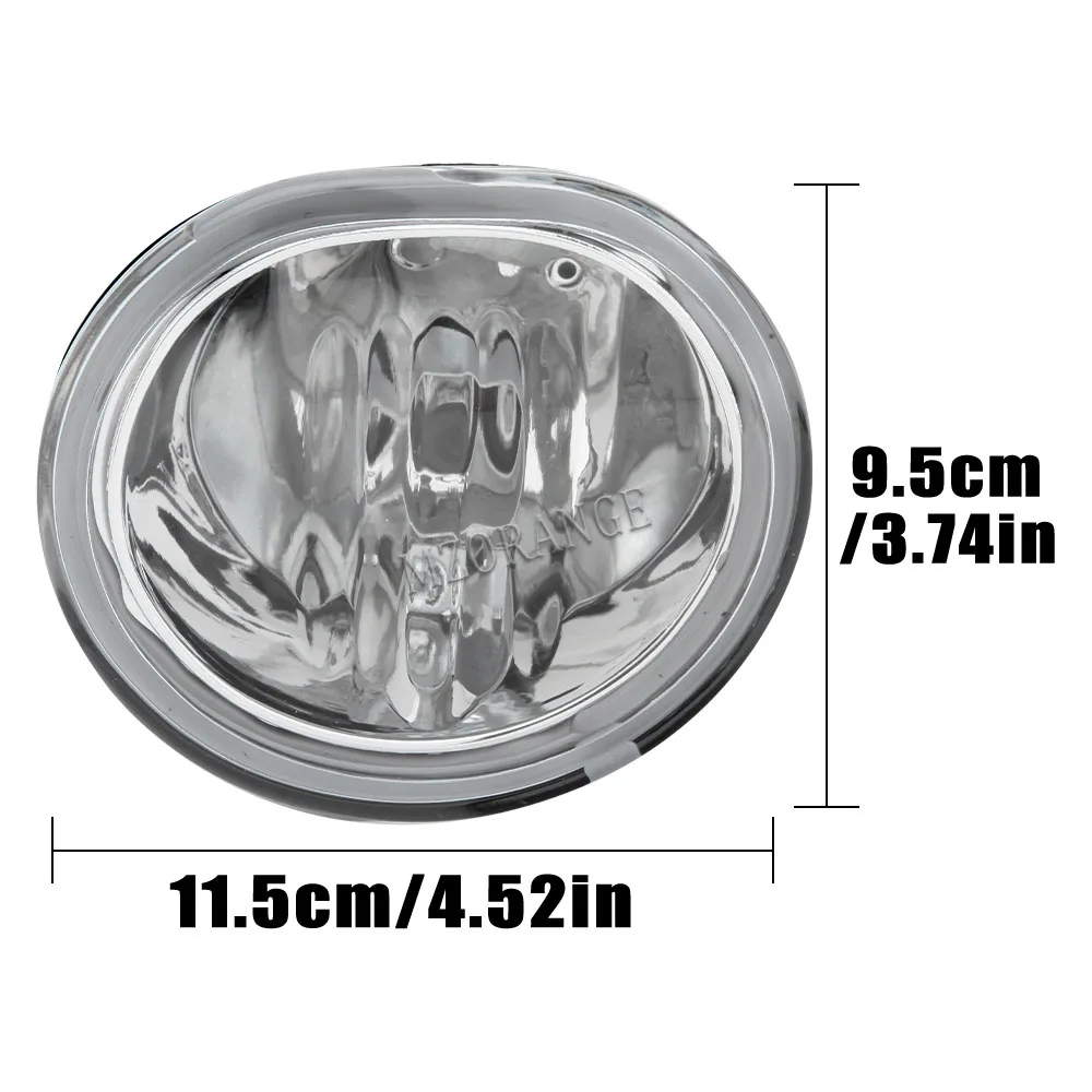 Luz antiniebla para Toyota Matrix Pontiac Vibe 2003-2008, luces antiniebla de parachoques de lente transparente, faros de conducción, YC100924-CL de