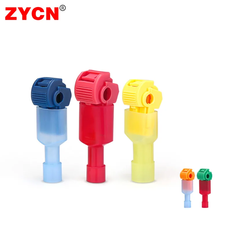 10/30Sets T-Tap Connector Quick Non break Electrical Cable Snap Splice Lock Wire Terminal Waterproof Crimp Splitter clamp