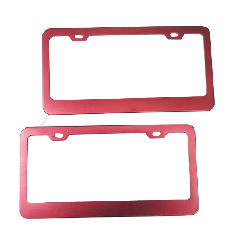 

fit for USA Canada Car License Plate Frame Metal Car License Plate Frame Number Plate Holder Auto Car Styling Accessories 2 Pcs