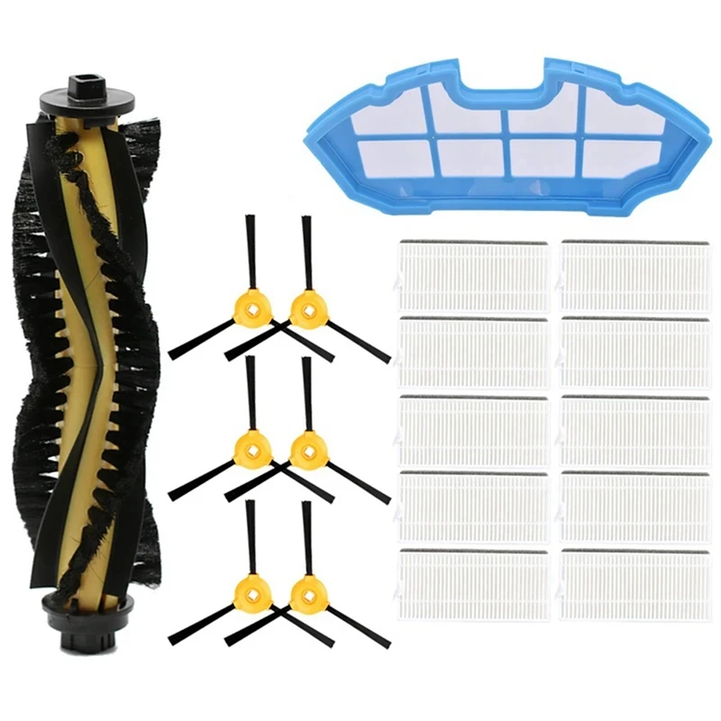 Крышка роликовой боковой щетки Первичный фильтр Hepa для CONGA EXCELLENCE 990 для Ecovacs Deebot N79S N79 Eufy Robovac 11 11C Запчасти