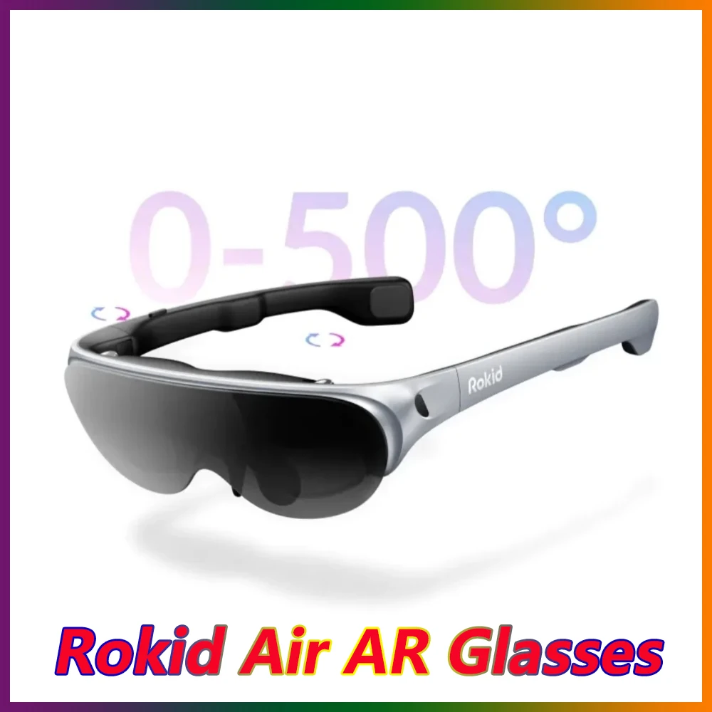 

Rokid Air AR Glasses Foldable VR Smart Glasses 120" Screen 1080P OLED Dual Display 43°FoV 55PPD Home Game Viewing Device