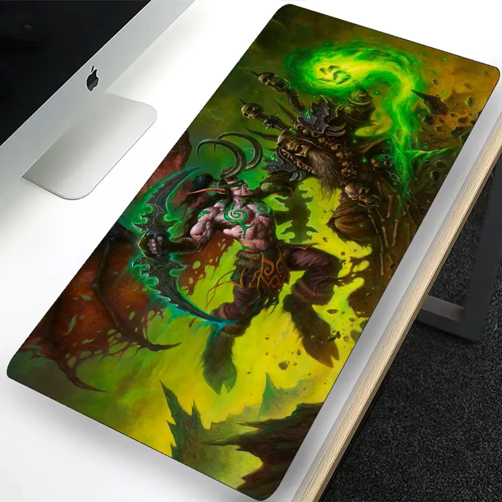 World of Warcraft Illidan Large Gaming Mouse Pad Computer Mousepad PC Gamer Laptop Mouse Mat XXL Office Keyboard Mat Desk Pad