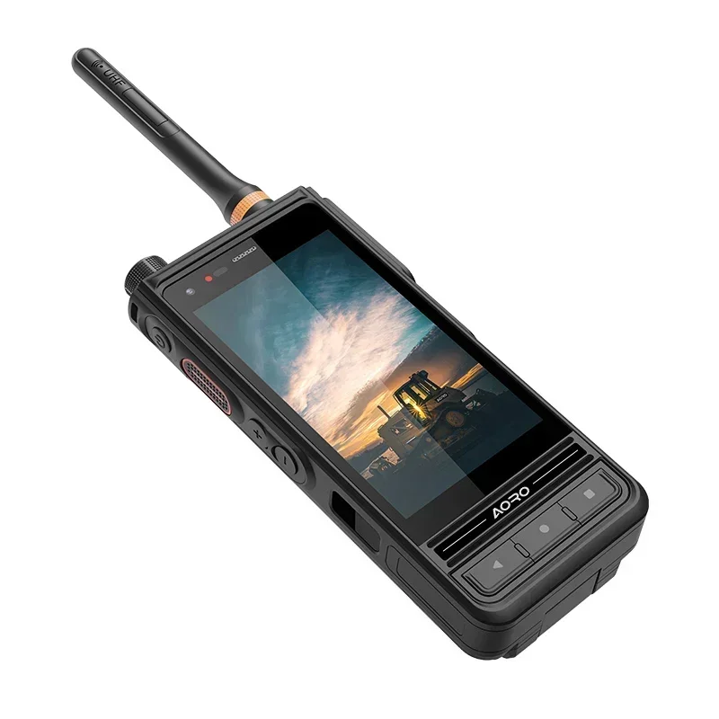 

Octa core MTK6765 AORO M6 4W uhf/vhf radio OTG NFC DMR Radio walkie talkie long range gps walkie talkie