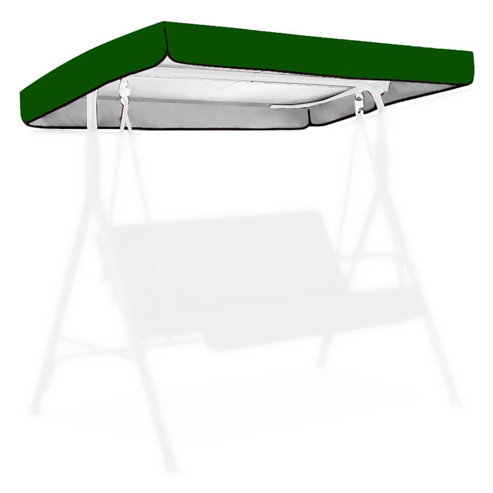 195x125x15 سنتيمتر 3-مقعد سوينغ غطاء المظلة 195X125 سنتيمتر: أنيقة ومتعددة الاستخدامات استبدال أجزاء المنزل في الهواء الطلق إكسسوارات الحديقة