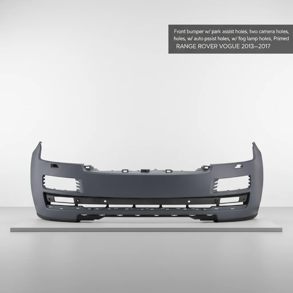 

LR064624-B/052106/045374 Black Car Accessories Auto Primed Front Bumper Parts Bumper Kit for Range Rover Vogue 2013-2017