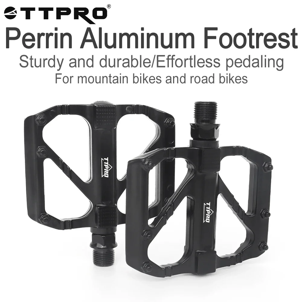 

Велосипедные педали с герметичным подшипником TTPRO, цельный противоскользящий дизайн из алюминиевого сплава для MTB, дорожного горного велосипеда