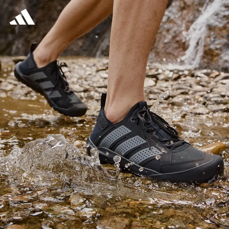 Adidas HQ9170 Outdoor Wading Water Shoes Climacool Breathable Fabric Synthetic Upper Quick Dry Non Slip Amphibious Sneakers
