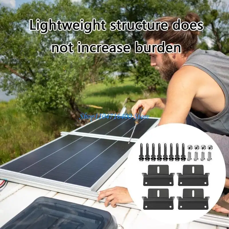 

y1gd Aluminum Solar Mounting Brackets Solar Mounting Hardware for Car Trailer Roofs