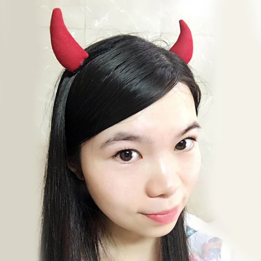 

10 Pcs Demon Horn Hairpin Clips Accessories for Clothing Halloween Headwear