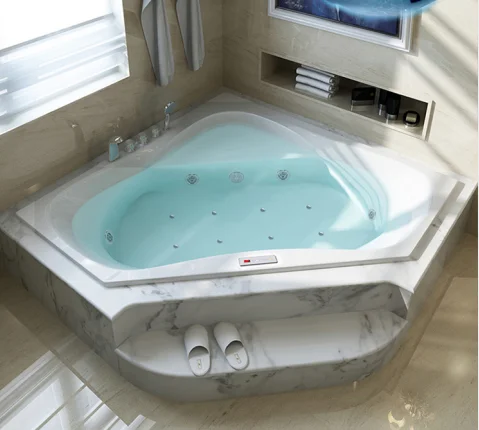 

1600mm SPA 1-2 Person Spa Tubs Whirlopool Bathtub Acrylic Massage Bathtub Daimand Faucet
