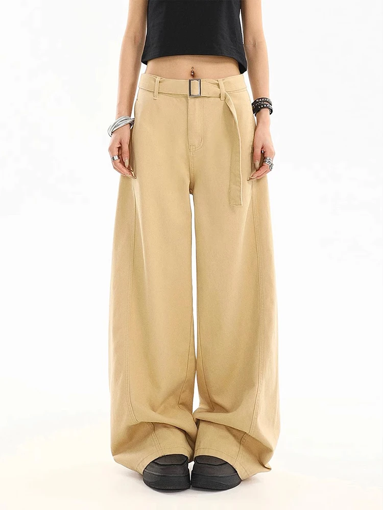 

2025 Summer New Women Wide Leg Jeans Streetwear Loose Straight Denim Pants Vintage Jeans Fashion Casual Pants