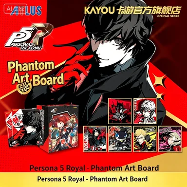 KAYOU Persona 5 Royal & Persona 3 Reload Color Paper Blind Box Anime Collectible Art Board Phantom & Moon Shadow Series