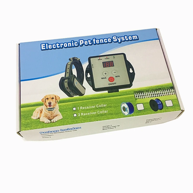 

Smart Electronic Fencing Dog Training Collar System Hidden Underground Inground Shock Dog Collar Fence